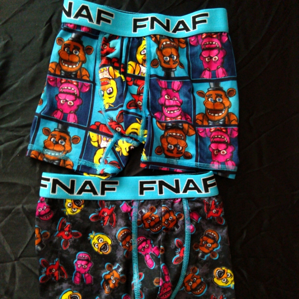FIVE NIGHTS AT FREDDY'S 2-Pair Boxer Briefs YS